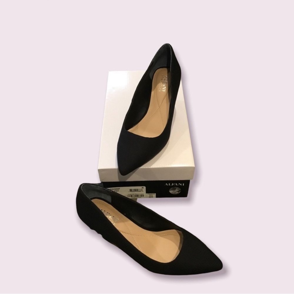 Alfani Black Knit Shoes